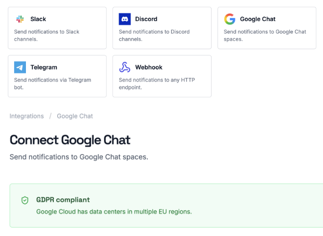 WatchCat integrations
